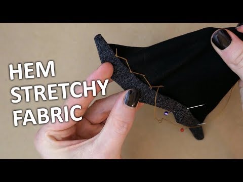 Invisible Hem on a Stretchy Fabric    |    Impatient Tutorials