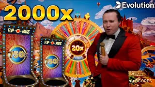 Crazy Time Big Win Today, Oh My God !! 2000X,2000X,1000X,750X ! TOPSLOT 50X !