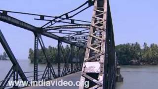 Moidu bridge and Dharmadam island