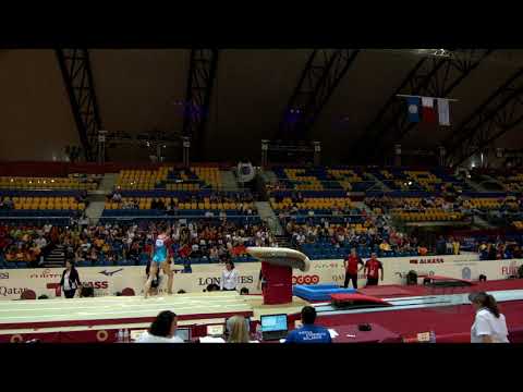 KUKLOVSKA Ema (SVK) - 2018 Artistic Worlds, Doha (QAT) - Qualifications Vault 1
