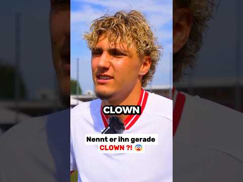 Er nennt ihn CLOWN ?? 🤡😳 #findthepro #diyarac #fußball # #sport