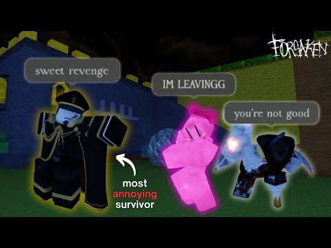 TROLLING with GUEST Makes Killers RAGEQUIT! [Forsaken]