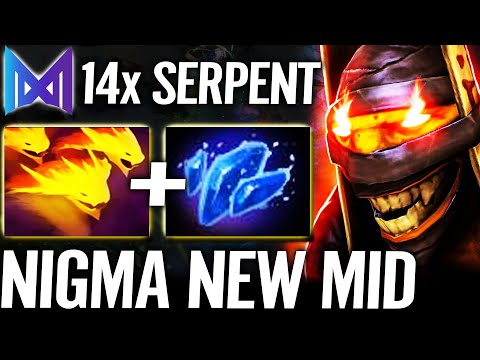 🔥 NIGMA Shadow Shaman MID 100% Forgotten Hero — Shard + Aoen Disk 14x Serpent by GH Dota 2 Pro