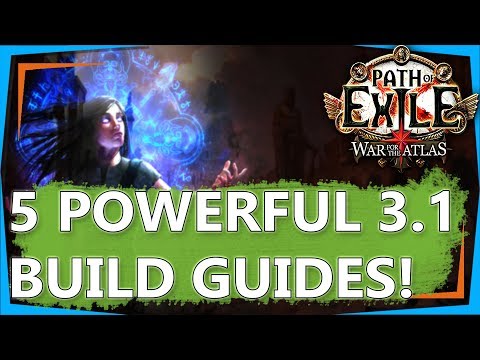 PoE 3.1 Builds - 5 NEW Endgame, Path of Exile Abyss League Build Guides! (2018)