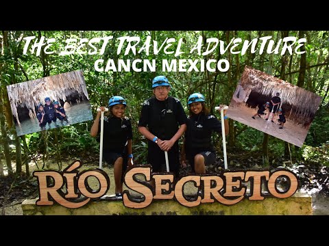 Rio Secreto Adventure ll Top Best Attraction ll Cancun Mexico ll Family Vacation ll Ester Ludwig