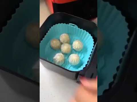 Silicone ari fryer tray round silicone basket baking tray