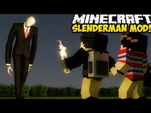 Slenderman Takes Over Minecraft!