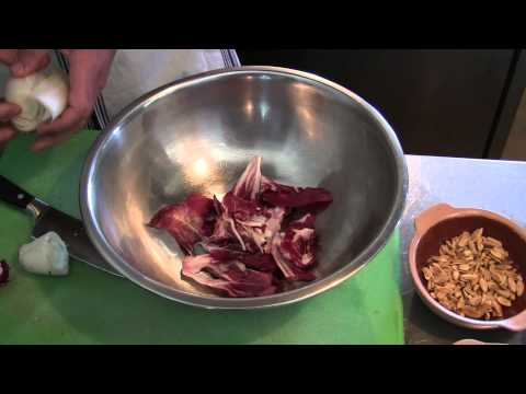 Piattoni makes a dish with scallops in Uruguay