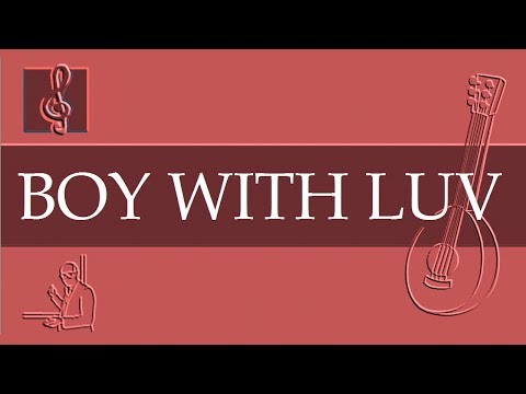 Mandolin Notes Tutorial - BTS (방탄소년단) '작은 것들을 위한 시 (Boy With Luv) feat. Halsey' (Sheet Music)