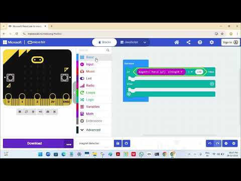 Magnetic detector using Micro:bit by JEFFREY, Grade 3 Student
