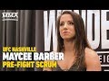UFC Nashville: Maycee Barber Discusses Praise From Dana White, Mackenzie Dern’s Pregnancy, More