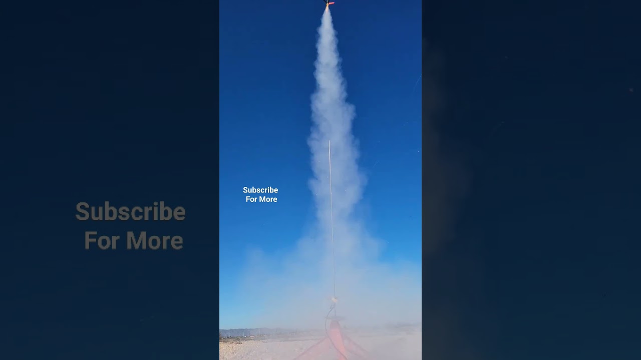 Pip Squeak Model Rocket Launch #rocketry #modelrockets #nasa