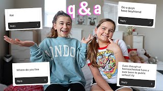 Q & A! **ANSWERING YOUR QUESTIONS** | CILLA AND MADDY