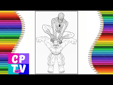 Spiderman on the Top of Hulk Coloring Pages/Elektronomia - Energy [NCS Release]