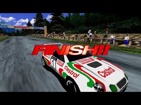Sega Rally Championship (Arcade) Playthrough - Toyota Celica Manual Transmission
