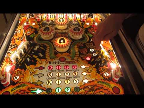 Bally Kiss Pinball Machine in Action