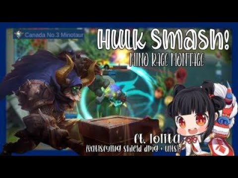ANGRY MINOTAUR MONTAGE | BEST TANK SUPPORT ft. LOLITA | MOBILE LEGENDS