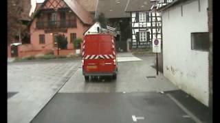 preview picture of video 'Pompiers Hoerdt en convoi'