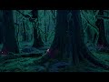 🍄 Enchanted Mushroom Forest 🌲 Magical Night Ambience, Fireflies, Nature ASMR, Frogs, Crickets