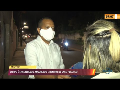 Corpo é encontrado amarrado dentro de saco plástico 29 04 2021