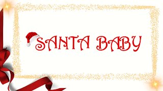 Santa Baby / Christmas Song (Lyric Video) - Taylor Swift