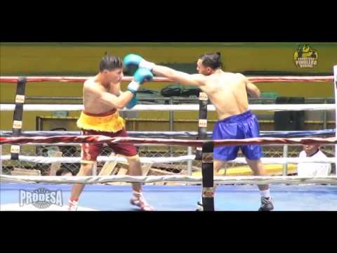 Pelea Erick López vs Nelson Altamirano 1 - Pinolero Boxing