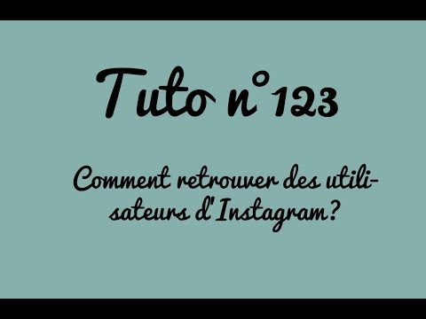 comment retrouver son nom d'utilisateur instagram