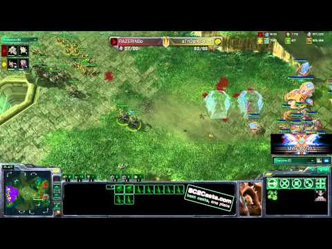 #135 - RAZERiNSo(P) vs  aTnDaRkFoRcE(Z) - ESL The Shattered Temple - Bo5 - Game 2.