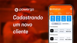 PowerGO - Cadastrando um novo cliente