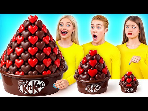 Big, Medium and Small Plate Challenge | Epic Hacks and Recipes by Multi DO Challenge