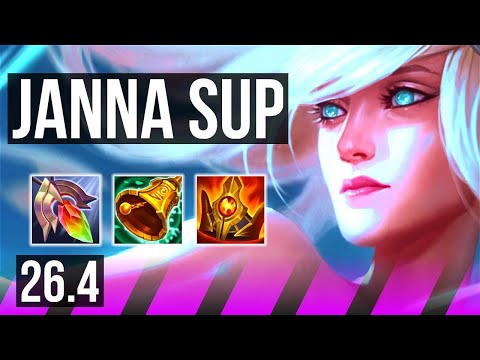JANNA & Yunara vs NAMI & Taliyah (SUP) | EUW Challenger | 26.4