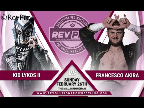 Kid Lykos II vs Francesco Akira / Singles Match / RevPro Live in Birmingham 2023 / WWE 2K22