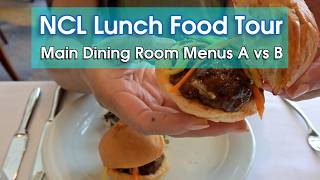 NCL Main Dining Room Lunch Guide | Menus, Food Tour & Review