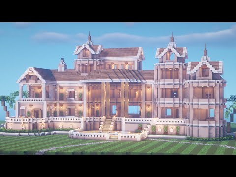 Minecraft: HUGE Suburban Mansion Tutorial (#5) | Part 1