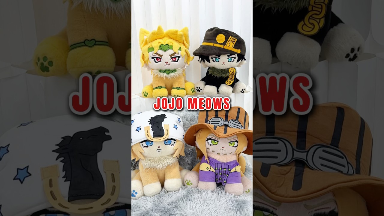 DON'T LET JOJO FANS SEE THIS!  #jojo #dio #johnny #plushshop #anime