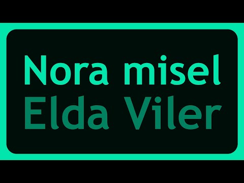 Elda Viler - Nora misel (Karaoke)