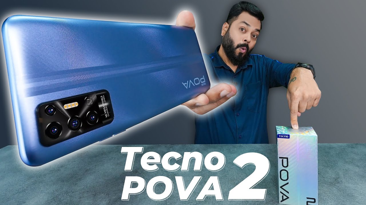 Tecno POVA 2 Unboxing And First Impressions ⚡ 7000mAh Battery, MediaTek Helio G85, 6.9” FHD+ & More