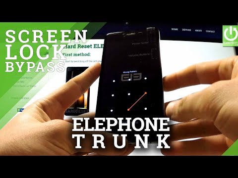 Hard Reset ELEPHONE Trunk - Bypass Pattern Lock by Recovery Mode