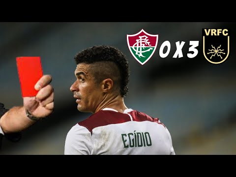 Egídio é expulso em lance bizarro! Fluminense 0 x 3 Volta Redonda
