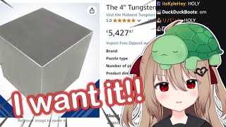 [Vtub] Evil想買鎢立方體 看到價錢嚇到龜叫的Vedal