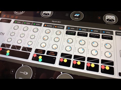 MYNTH - The Freaky Synth by Fingerlab - Let’s Explore - iPad Live Demo