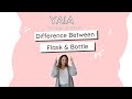 Confused English Words Flask Bottle