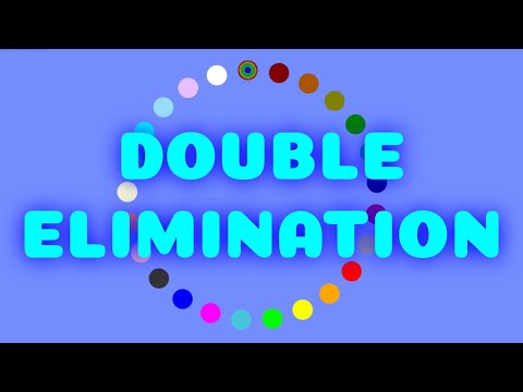 Don't be too fast; The last will lose : 25 Marble Race Double Elimination