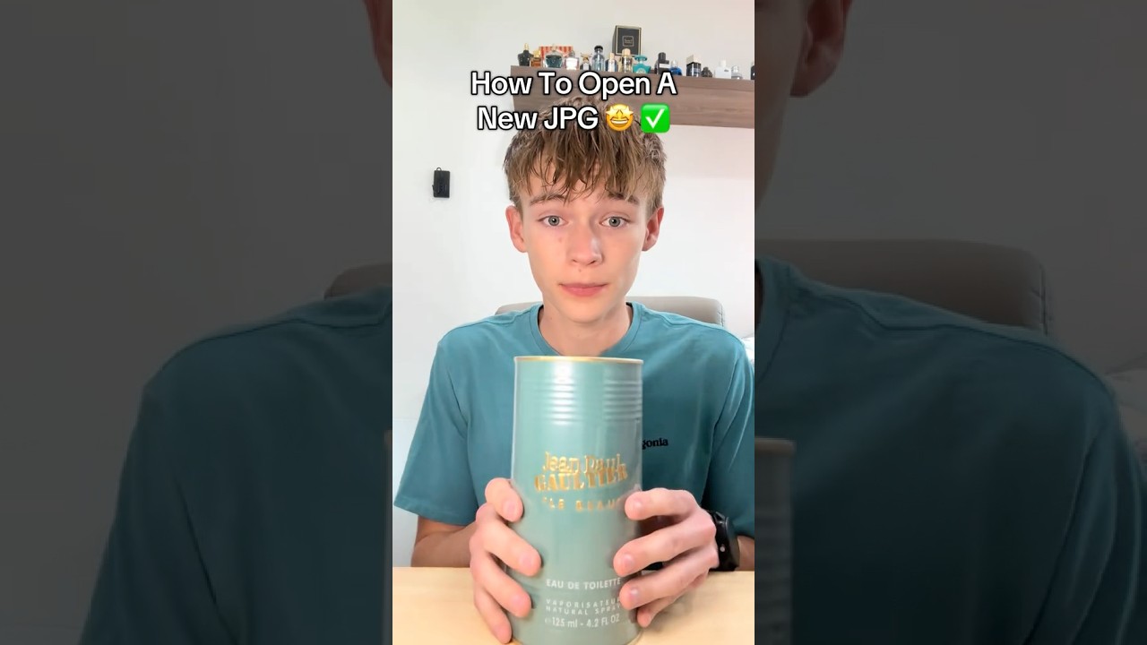 How To Open A New JPG #menscologne #cologne #mensperfume #fragrancereview #jeanpaulgaultier