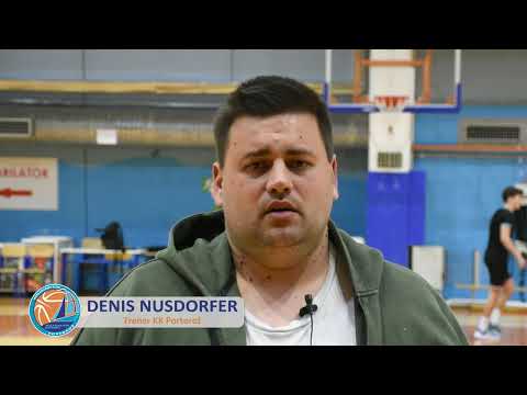 Denis Nusdorfer pred povratno tekmo s Slovanom