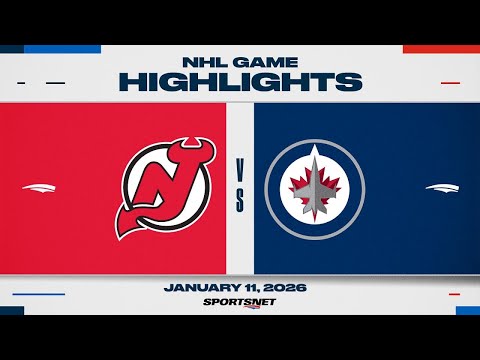 NHL Highlights | Devils vs. Jets - January 11, 2026