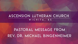 Announcement from Pastor B.