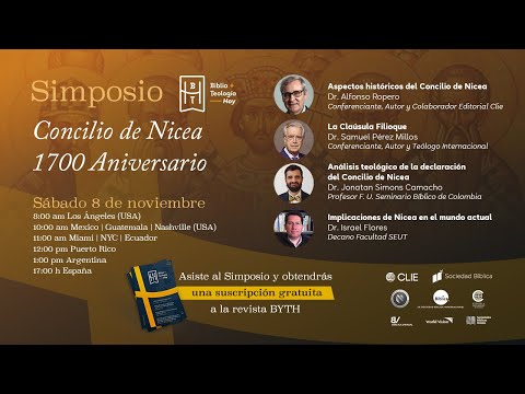 Simposio BYTH 1700 Aniversario Concilio de Nicea