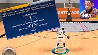How To Dribble On NBA 2k Mobile! Tutorial