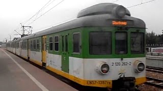 preview picture of video 'EN57-1397: przejazd służbowy przez stację Legionowo (21.09.2014)'